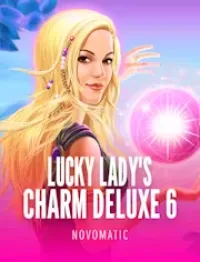 lucky ladys charm deluxe 6 slot logo